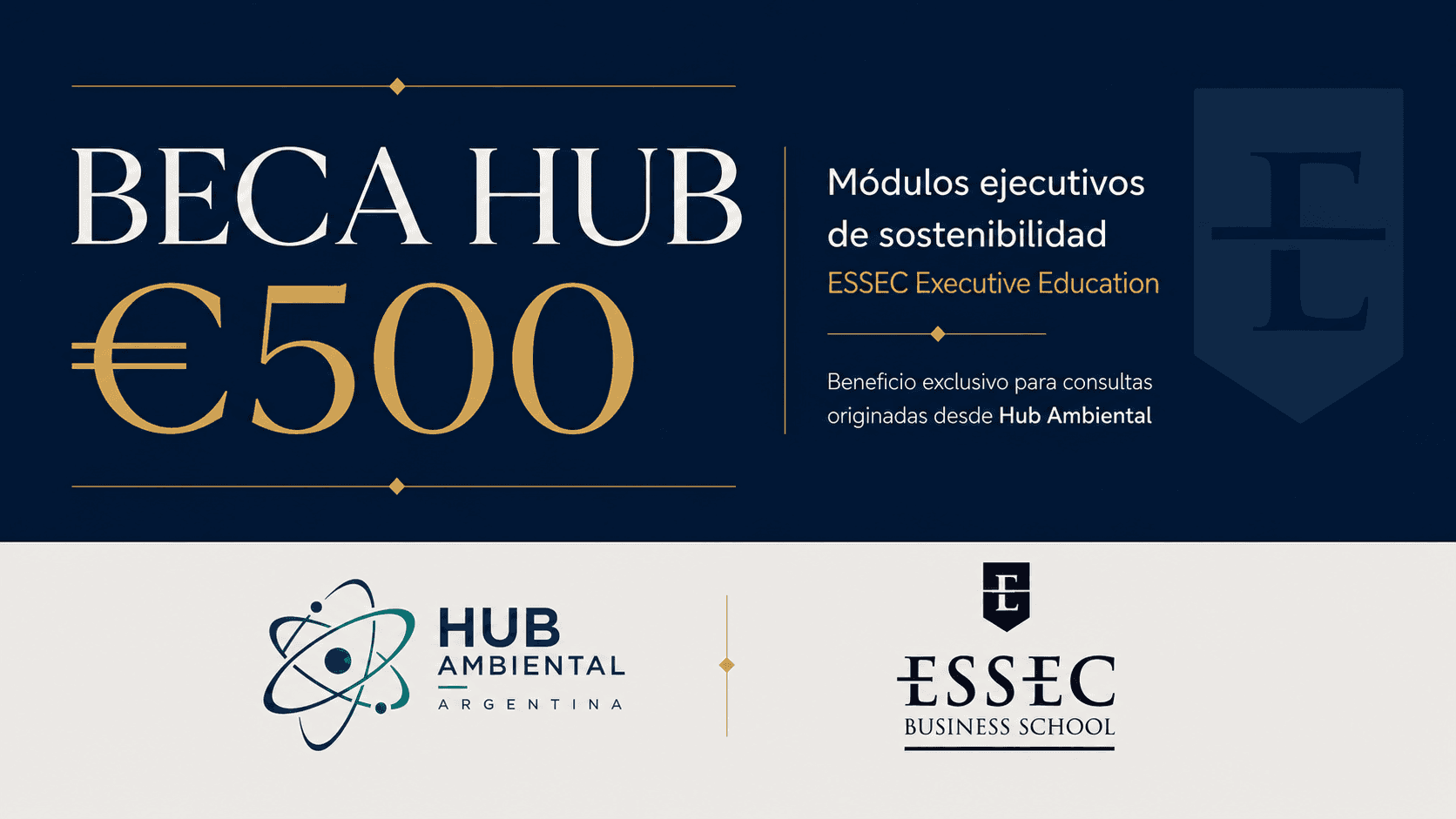 Beca Hub Ambiental - Essentials of Sustainability